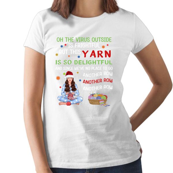 Personalized Shirt, This Yarn Is So Delightful, Gift For Crocheting Fans, Knitting Fans, Yarn Lovers