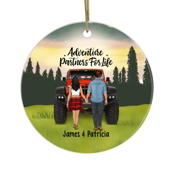 Personalized Metal Ornament, Couple Holding Hands, Relationship Goals, Gift For Car Lovers