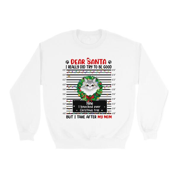 Personalized Shirt, Cats Knocked Over Christmas Tree, Christmas Gift For Family, Cat Lover