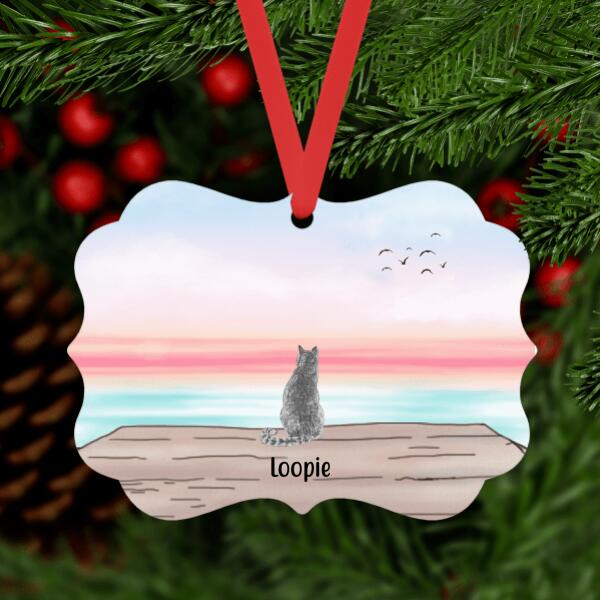 Personalized Metal Ornament, Fun Pet Gift Ideas, Up To Five Pets, Christmas Gift for Pet Lovers