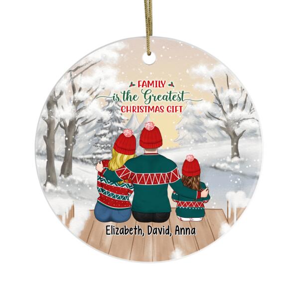 Personalized Ornament, It's Cold Outside But Your Smiles Warm My Heart, Christmas Gift For Family