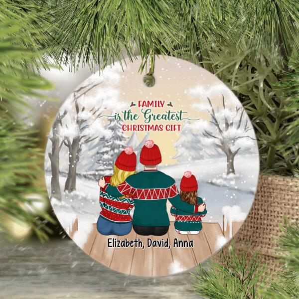 Personalized Ornament, It's Cold Outside But Your Smiles Warm My Heart, Christmas Gift For Family