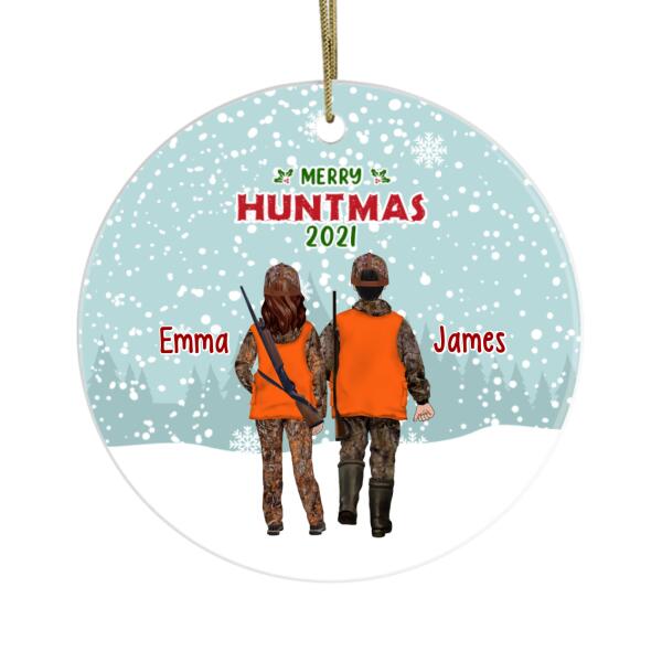 Personalized Ornament, Merry Huntmas 2021 - Family And Friends Gift, Christmas Gift For Hunters