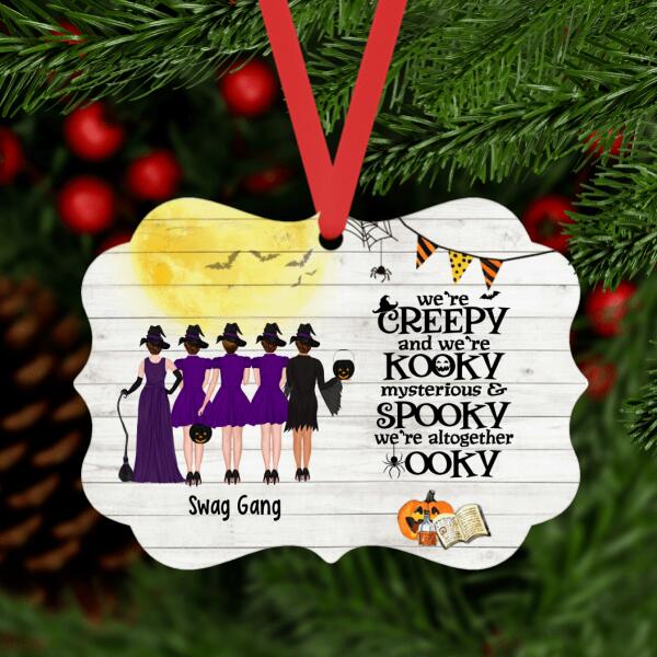 Personalized Ornament, Up To 5 Girls, Witches Squad, Gift For Sisters, Best Friends