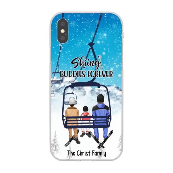 Personalized Phone Case, Ski Lift Family, Gift For Winter And Ski Lift Lovers