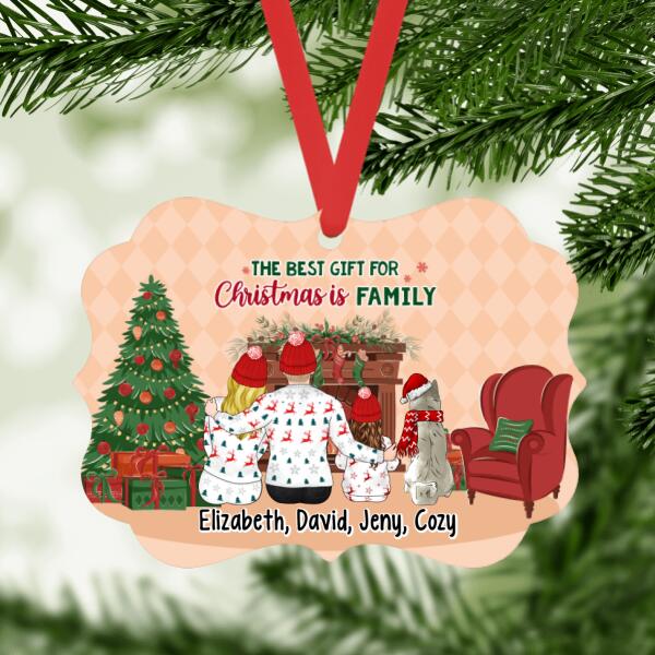 Personalized Ornament, The Joy Of Christmas Is Family, Christmas Gift For Family