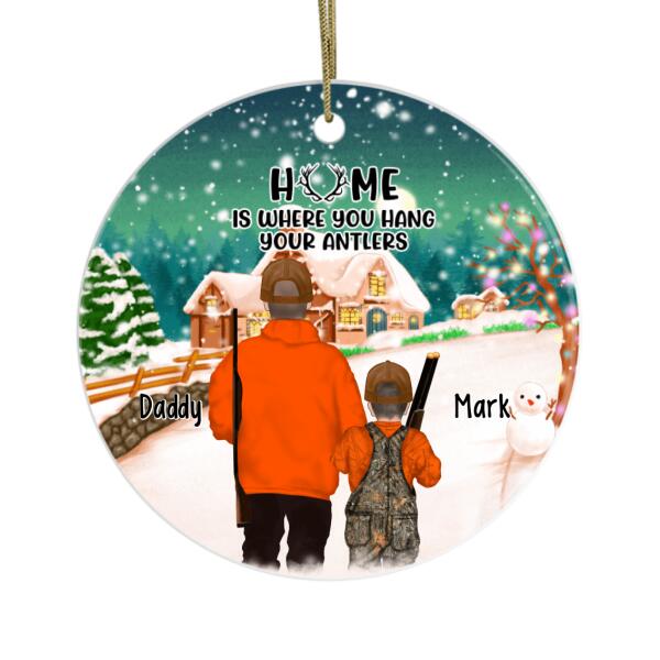 Personalized Ornament, Hunting Lodge Christmas Custom Gift For Family and Friends