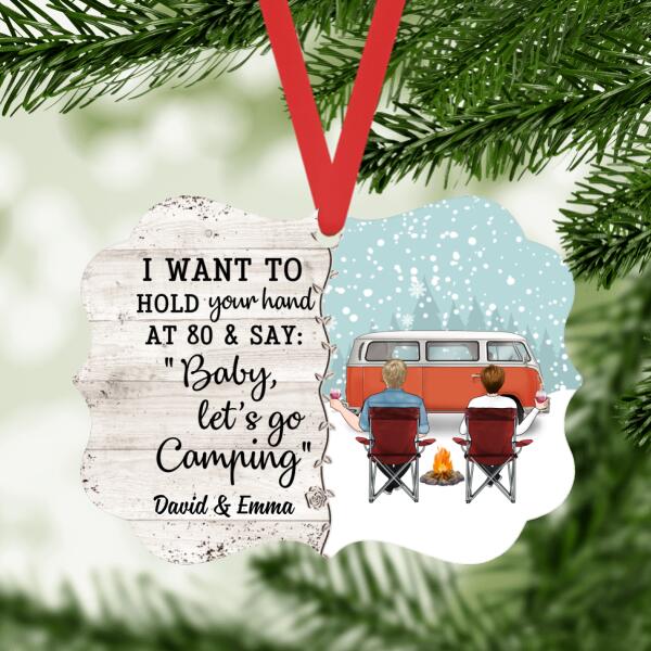 Personalized Ornament, This Is Us - Camping Couple Gift, Gift For Campers