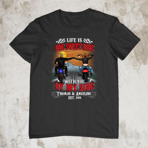 Personalized Shirt, Happily Married And Loying Every Mile Of It, Gift For Motorcycle Lovers
