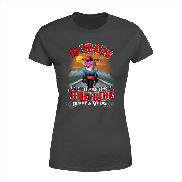 Personalized Shirt, Still Enjoying The Ride After Years, Gift For Motorcycle Lovers