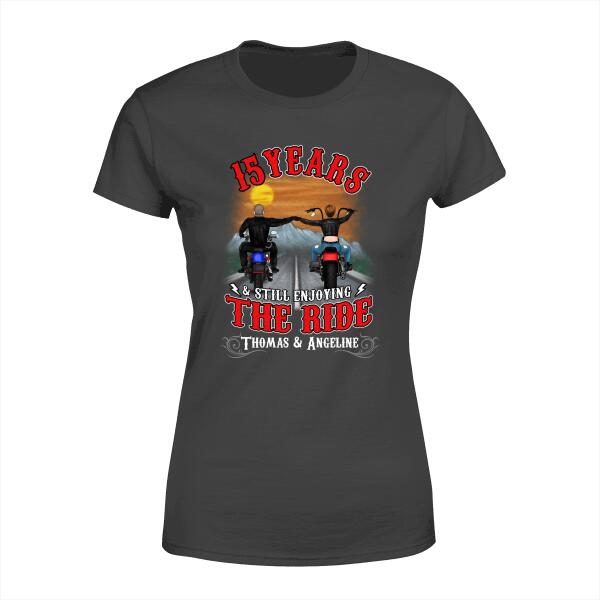 Personalized Shirt, Still Enjoying The Ride For Years, Gift For Motorcycle Lovers