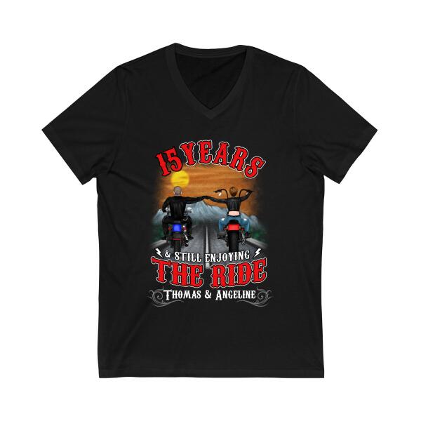 Personalized Shirt, Still Enjoying The Ride For Years, Gift For Motorcycle Lovers