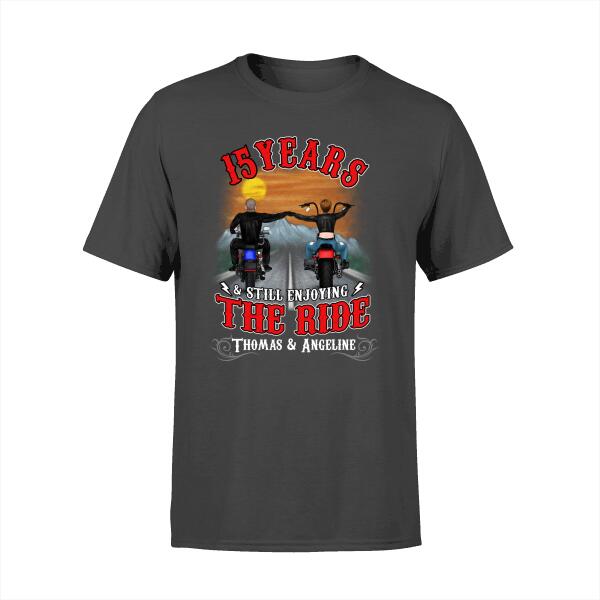 Personalized Shirt, Still Enjoying The Ride For Years, Gift For Motorcycle Lovers