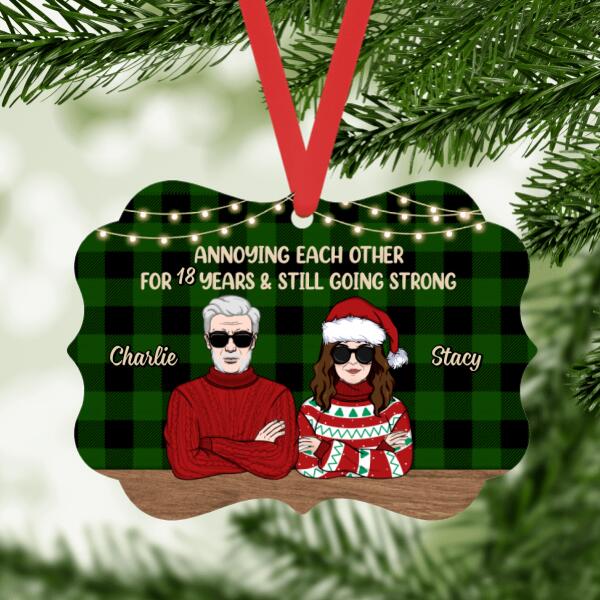 Personalized Ornament, Christmas Gift For Couples, Family And Friends, Annoying Each Other And Still Going Strong