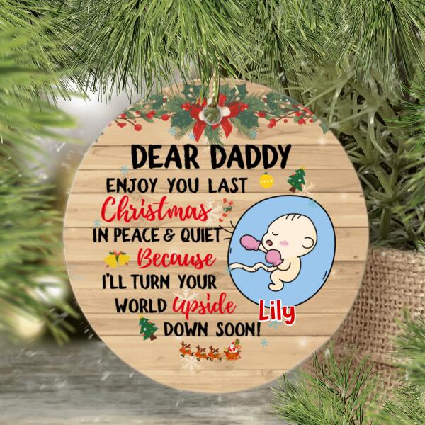 Enjoy Your Last Christmas - Christmas Personalized Gifts Custom Ornament for Family for Mom