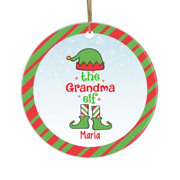 Personalized Ornament, Christmas Gift For Family And Friends, Elf Family Members