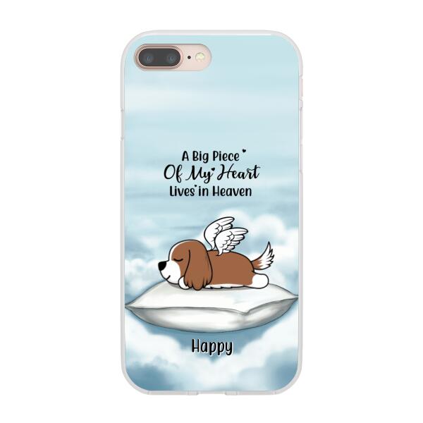 Personalized Phone Case, Your Wings Were Ready But My Heart Was not, Memorial Gift For Dog Loss