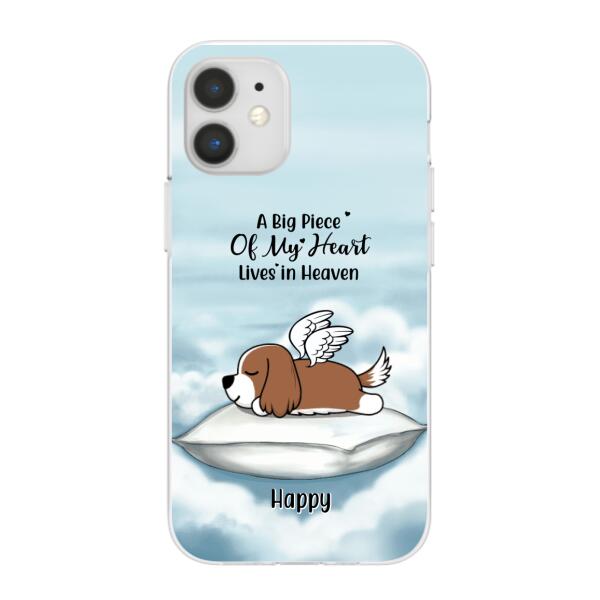 Personalized Phone Case, Your Wings Were Ready But My Heart Was not, Memorial Gift For Dog Loss