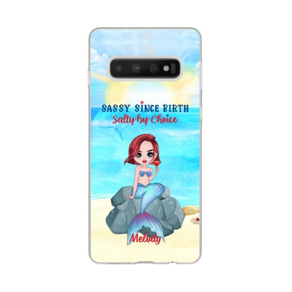 Personalized Phone Case, Gift For Mermaid Fans, Drinking Mermaid, Sass GearLit Personalized Phone Case, Gift For Mermaid Fans, Drinking Mermaid, Sass GearLit
