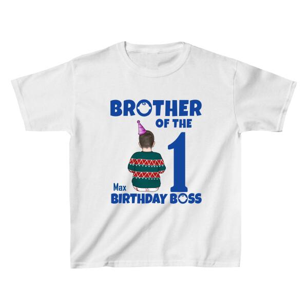 Personalized First, Birthday Boss, Birthday Gift For Kid, Family Shirt For Birthday Party