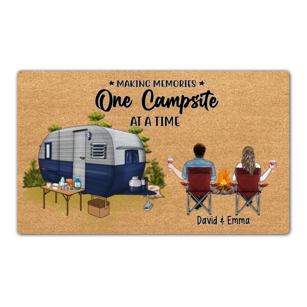 Making Memories One Campsite Happy Camper Camping Doormat, Custom Clip —  GeckoCustom