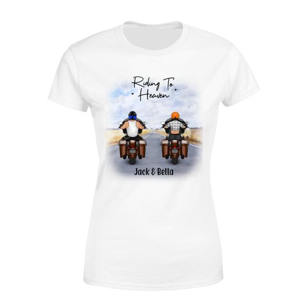 Personalized Shirt, Riding Motorcycle Partners, Gift for Motorcycle Lovers, Friends