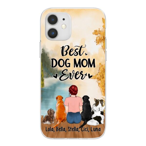 Best Dog Mom Ever - Personalized Gifts Custom Dog Phone Case for Dog Mom, Dog Lovers