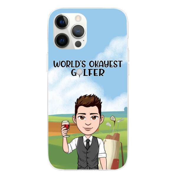 Personalized Phone Case, Cool Golf Player, Gifts For Golf Lovers