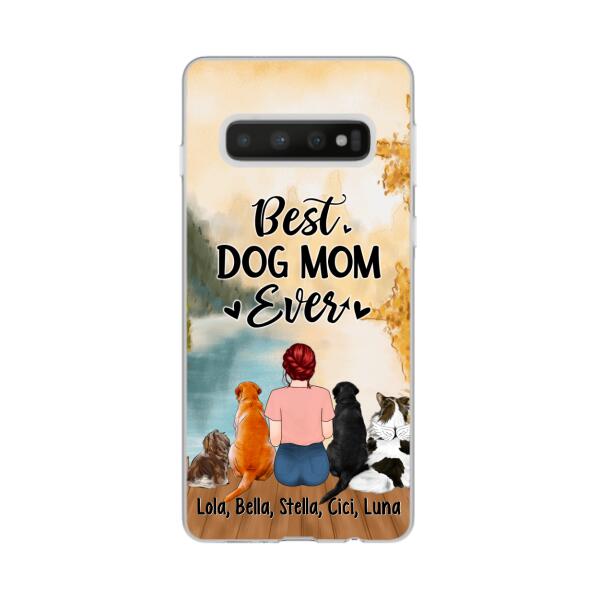 Best Dog Mom Ever - Personalized Gifts Custom Dog Phone Case for Dog Mom, Dog Lovers