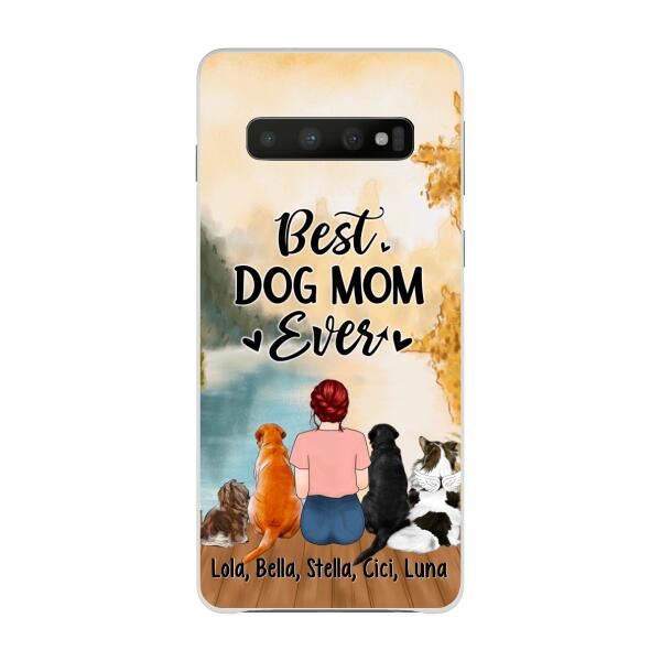 Best Dog Mom Ever - Personalized Gifts Custom Dog Phone Case for Dog Mom, Dog Lovers