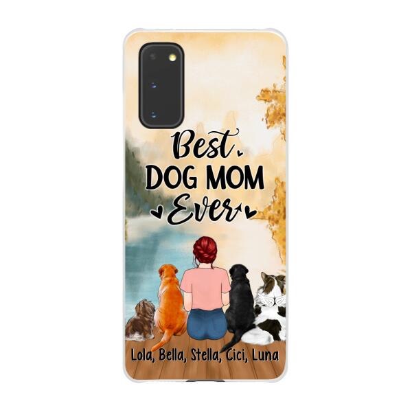 Best Dog Mom Ever - Personalized Gifts Custom Dog Phone Case for Dog Mom, Dog Lovers
