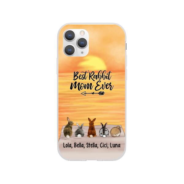 Up To 5 Rabbits Life is Better with Rabbit - Personalized Phone Case For Rabbit Lovers