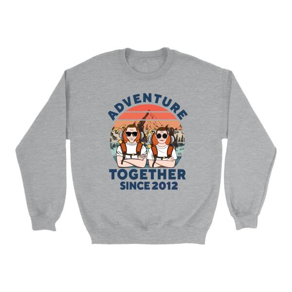 Adventure Together - Personalized Shirt For Couples, Him, Her, Hiking