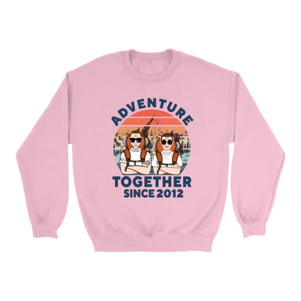 Adventure Together - Personalized Shirt For Couples, Him, Her, Hiking
