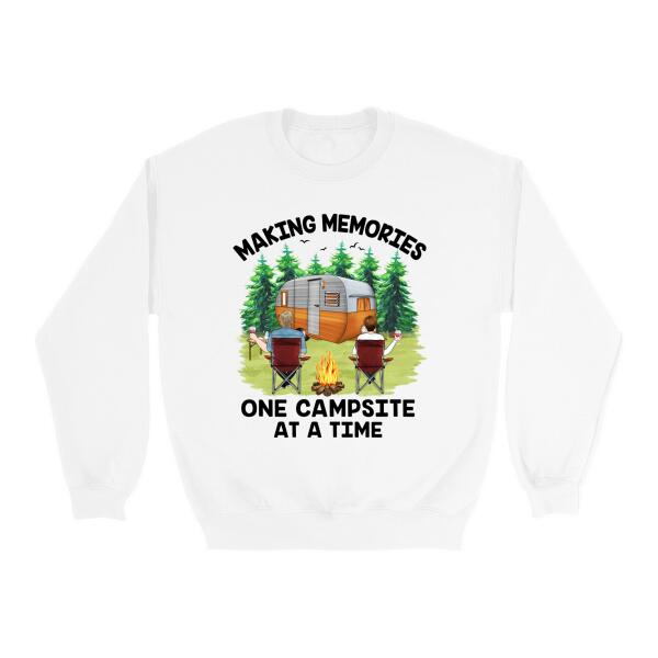 Making Memories One Campsite At A Time - Personalized Shirt For Couples, Him, Her, Camping