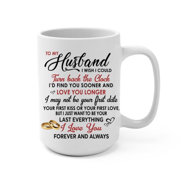 Anniversary Personalized Gifts Custom Mug for Couples - To My Husband