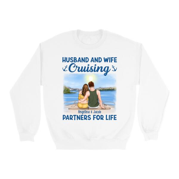 Husband and Wife Personalized Gifts - Custom Cruise Lovers Shirt for Couples, Cruise Lovers