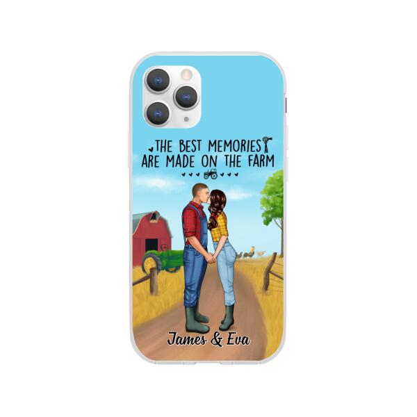And So Together We Built A Life We Love - Personalized Phone Case For Couples, Her, Him, Farmer