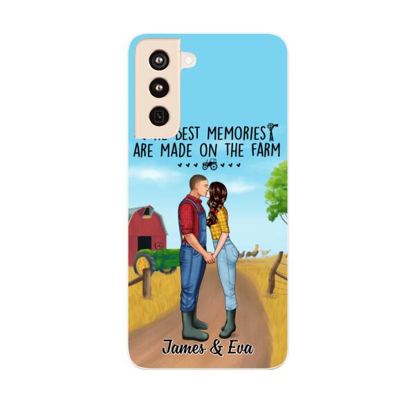 And So Together We Built A Life We Love - Personalized Phone Case For Couples, Her, Him, Farmer