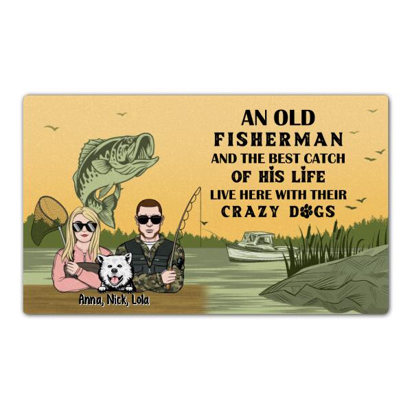 An Old Fisherman and the Best Catch of His Life - Personalized