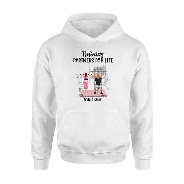 Training Partners For Life - Personalized Shirt For Couples, Friends, Fitness
