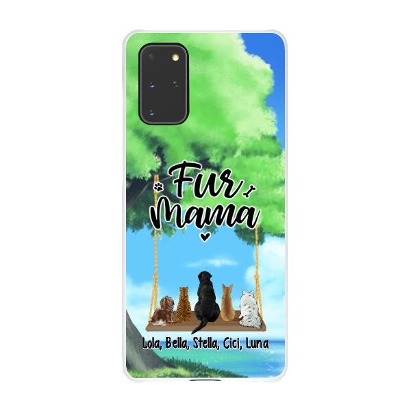 Pets On Swing - Personalized Phone Case For Her, Him, Dog Lovers, Cat Lovers, Rabbit Lovers