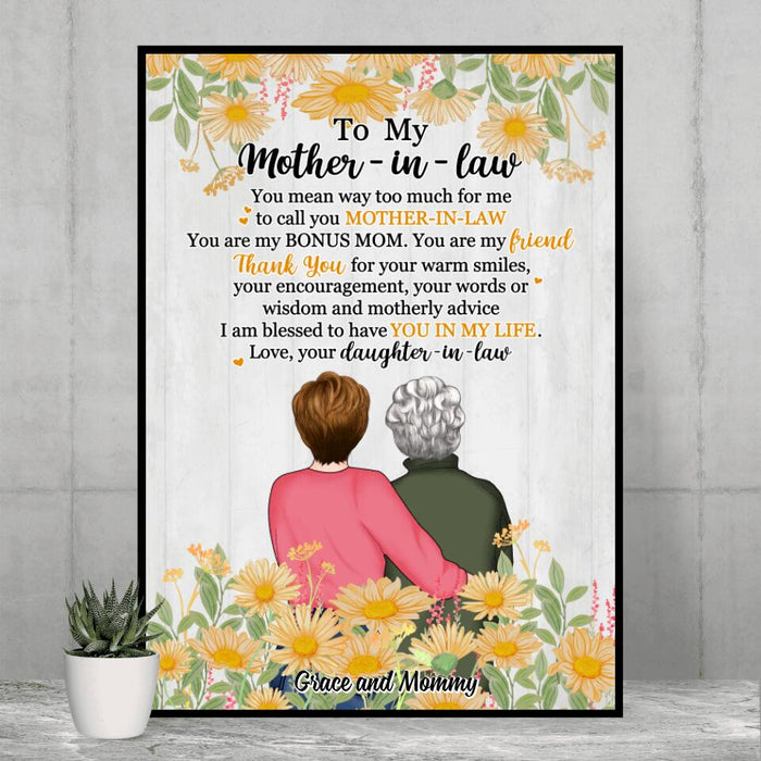 I Am Blessed to Have You in My Life - Personalized Gifts Custom Poster for Mom