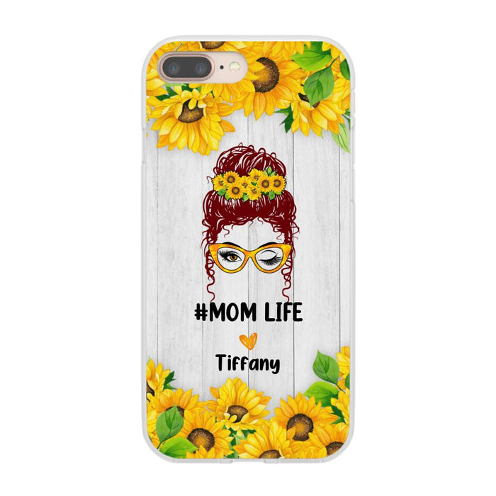 Mom Life - Personalized Gifts Custom Phone Case for Grandma and Mom