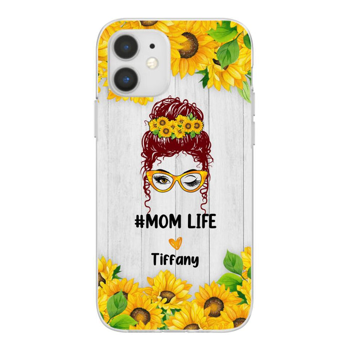 Mom Life - Personalized Gifts Custom Phone Case for Grandma and Mom