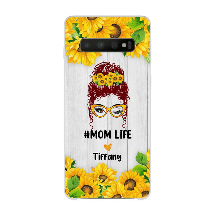 Mom Life - Personalized Gifts Custom Phone Case for Grandma and Mom