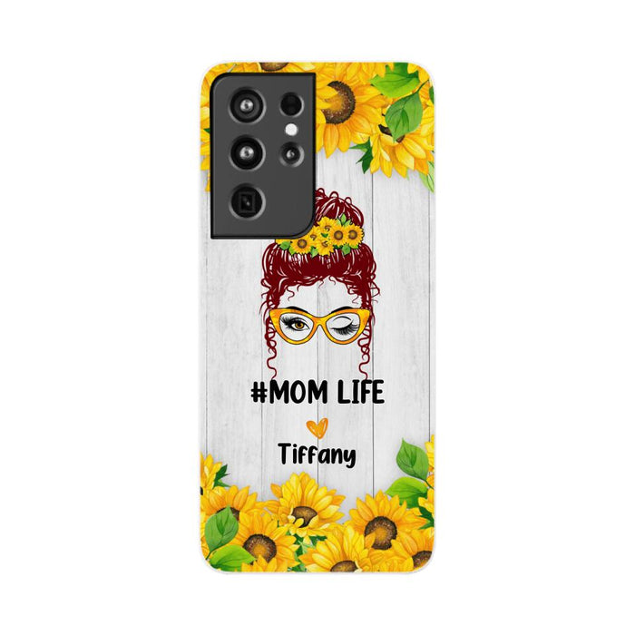 Mom Life - Personalized Gifts Custom Phone Case for Grandma and Mom