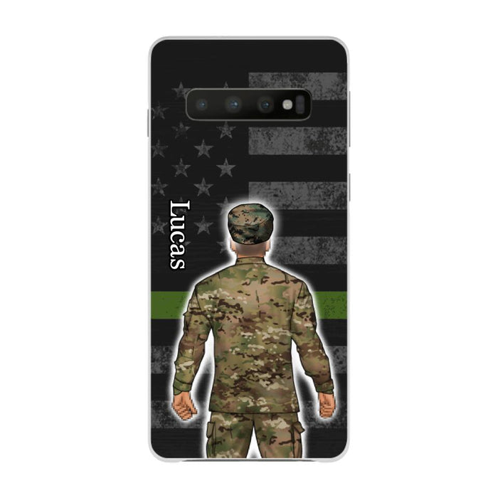 Military Man Woman - Personalized Phone Case For Him, Her, Military