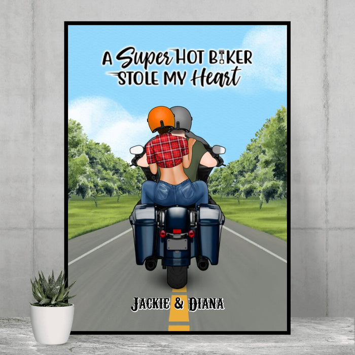 You Are My Ride Or Die - Personalized Poster For Couples, Her, Him, Motorcycle Lovers