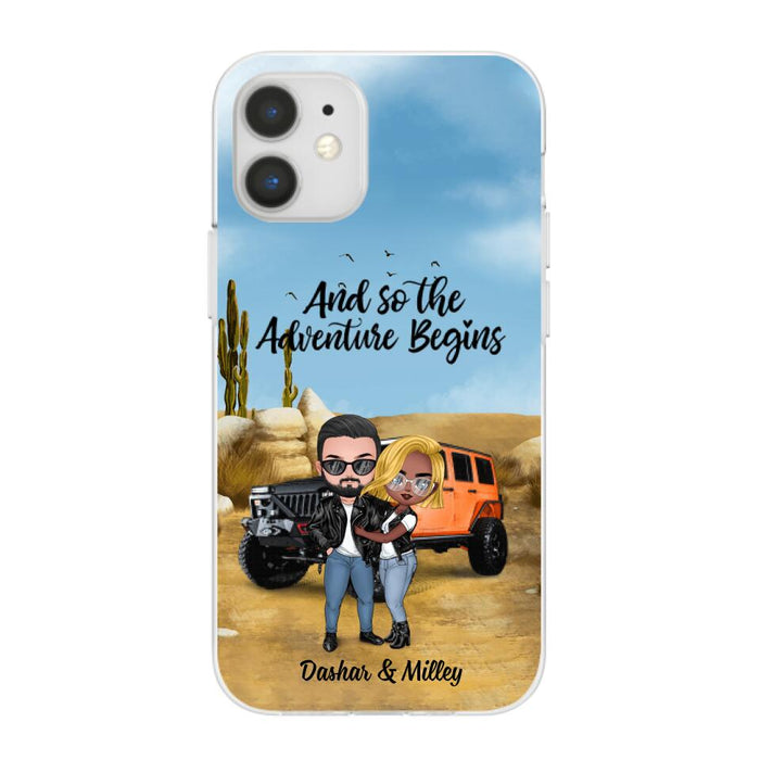 And So The Adventure Begins - Personalized Phone Case For Car Lovers, Off-Road